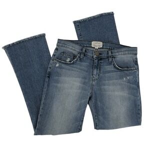 Current/Elliott‎ The Flip Flop Satudaze Destroy Bootcut Jeans Size 25